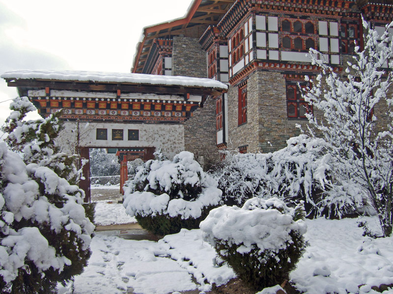 bhutan in winter