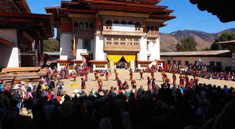 black necked carne festival in Bhutan